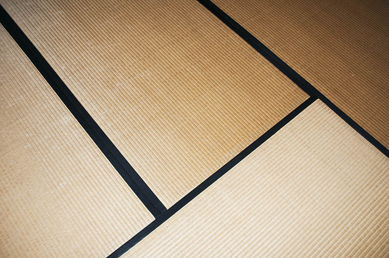 Tatami mat patterns and textures