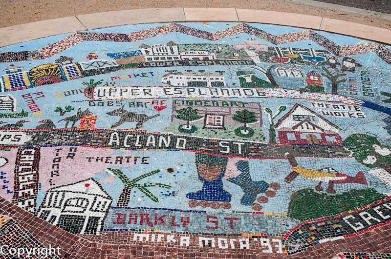 Mirka Mora's Mosaic Map, St Kilda Esplanade