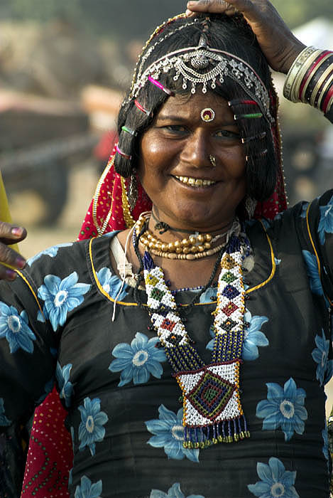 A nomad woman, Pushkar, India