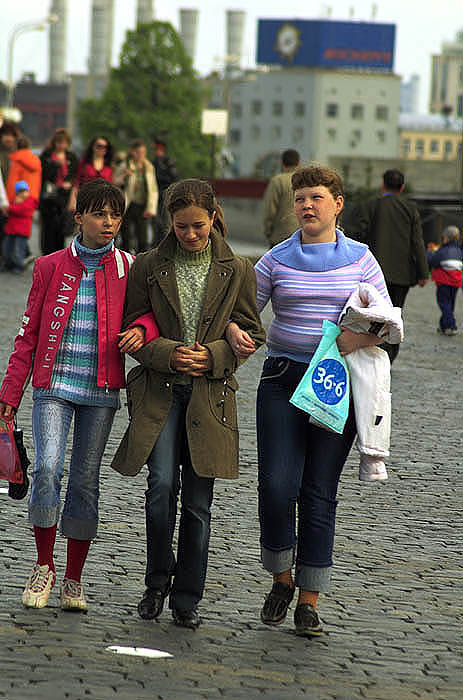 Strollers in Red Square