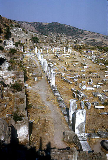 Ancient city of Ephesus on the Aegean coast of Turkey