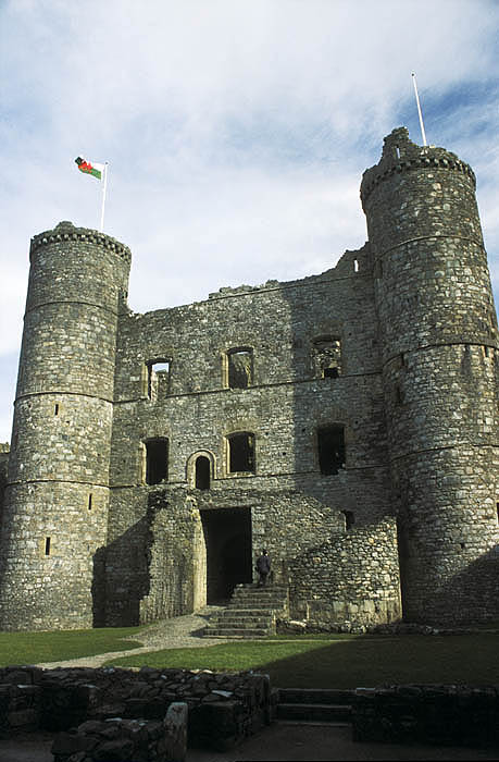 Harlech Castle, completed 1239 AD by Edward I