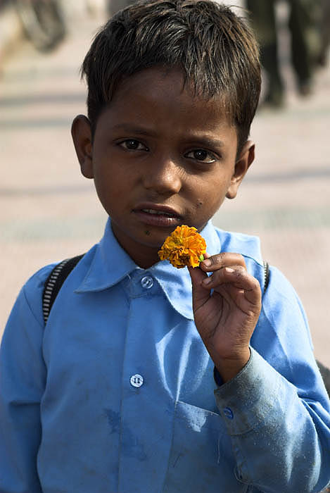 Young boy, Haridwar, India