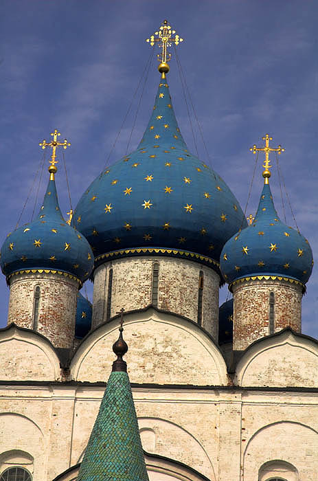Cathedral spires, Suzdal
