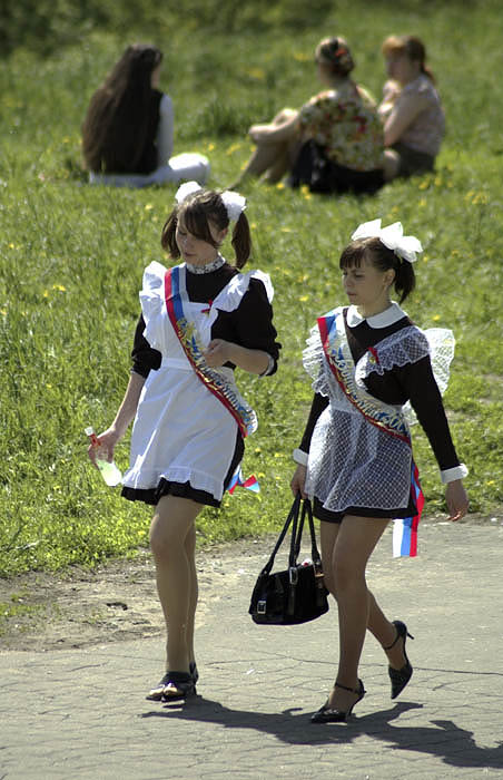 End of school year celebrations in Vladimir