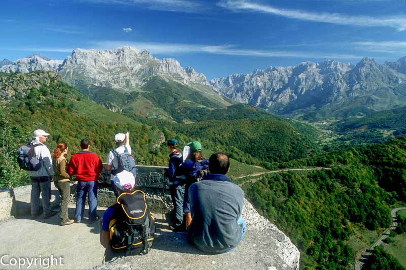 Picos de Europa, Castilla y Leon. The Rio Cares valley
