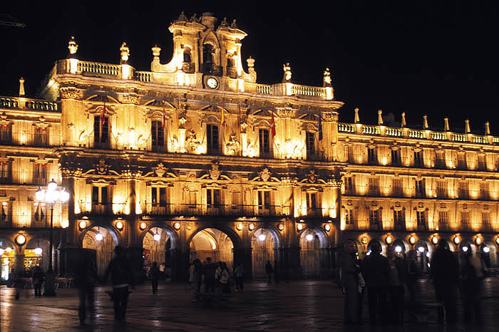 The university city of Salamanca, Spain (Plaza Mayor)