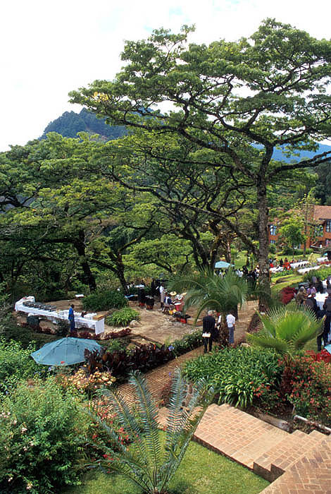 The Ku Chawe Inn, a hill station retreat on the Zomba Plateau at 2000 metres