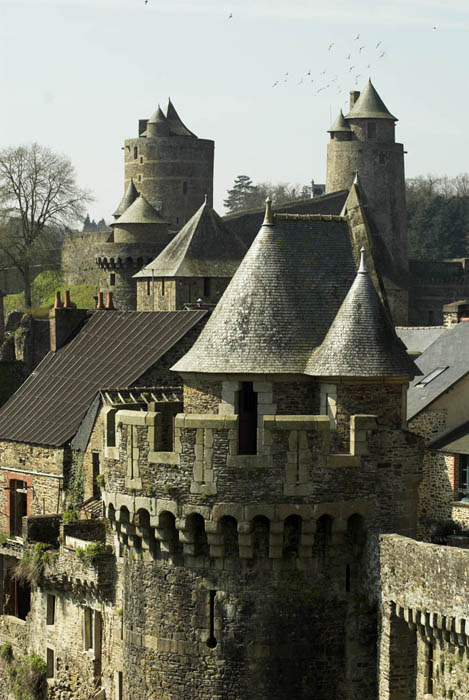 Ramparts of Fougeres (Brittany)