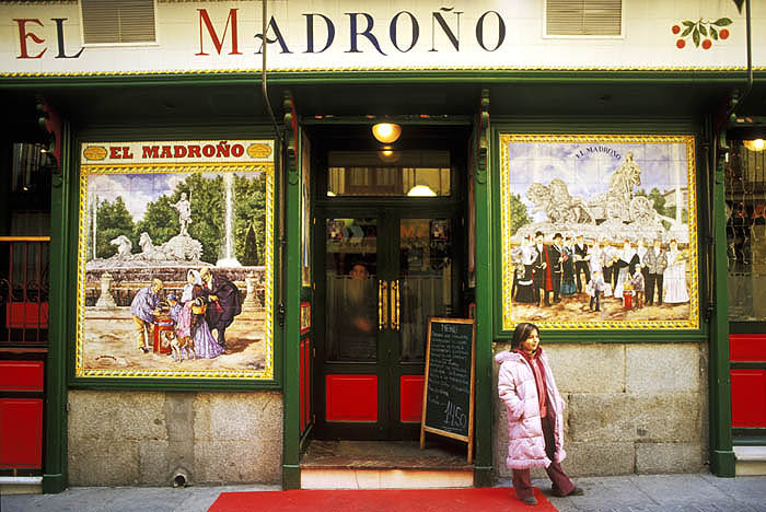 El Madrono, a tapas bar near the Plaza Mayor