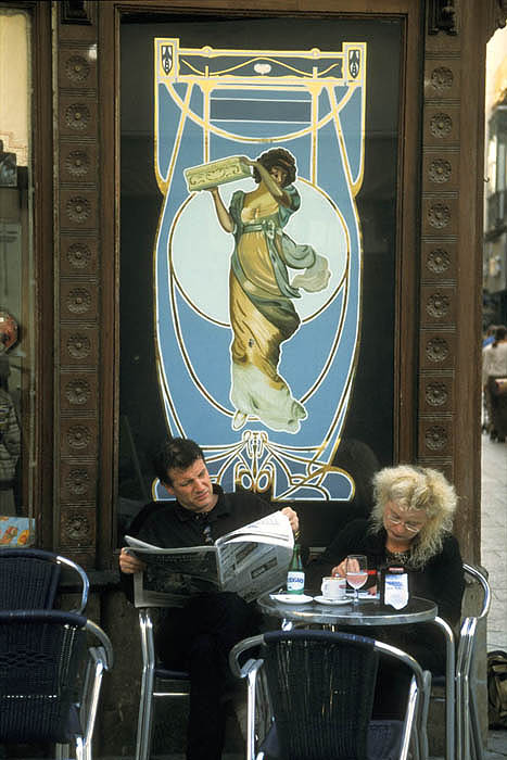 Cafe patrons, Sevilla