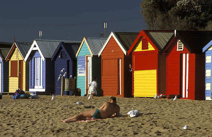 Bathing Boxes at Brighton