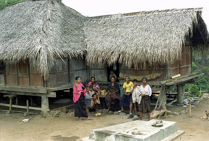 Weaving village of Nggela, central Flores