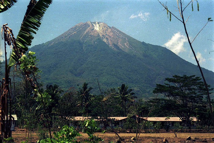 Gunung Inerie, a volcano near Bajawa in Flores