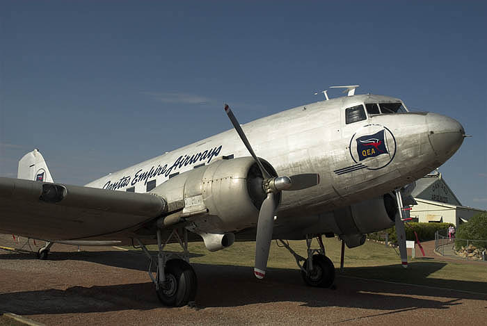 DC3 at the Qantas Founders Museum, Longreach