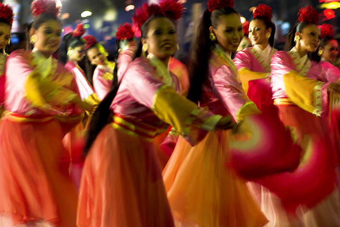 Chinese dancers