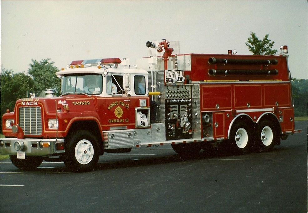 Monroe Fire -Cumberland CO Tanker 25