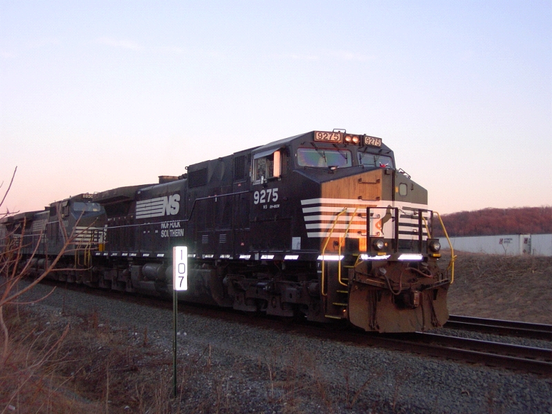 NS 9275 holds at MP 107