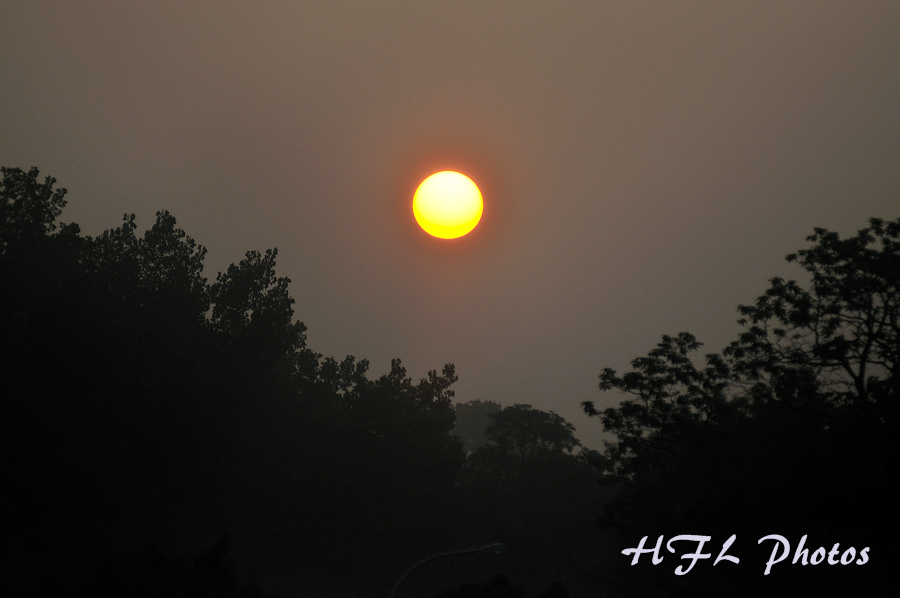 Foggy Sunrise Over Connecticut River - Holyoke MA