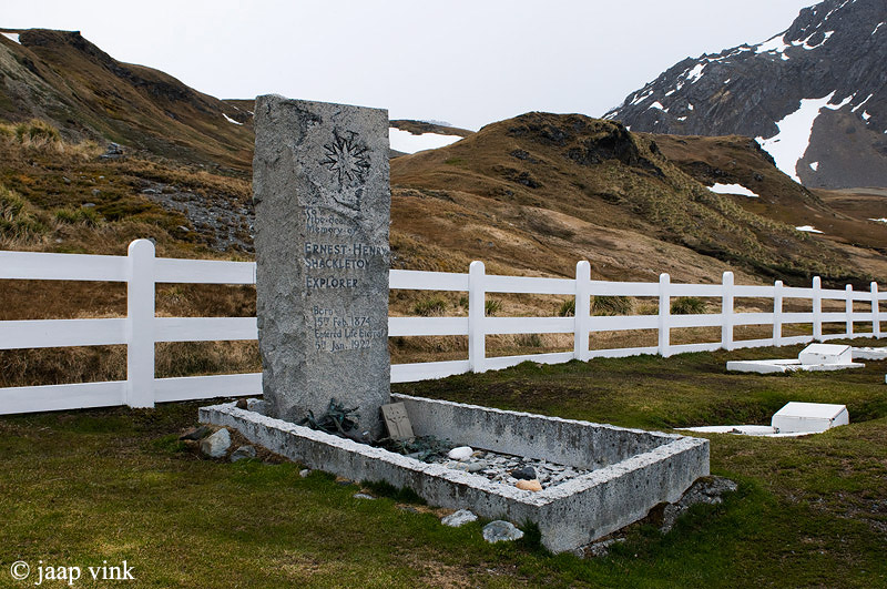 Sir Ernest Shackletons Grave - Graf van Sir Ernest Shackleton