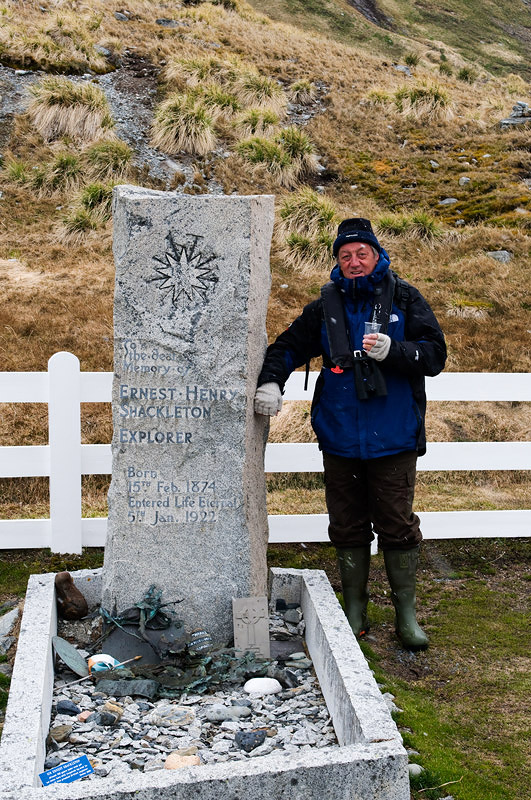 Sir Ernest Shackletons Grave - Graf van Sir Ernest Shackleton