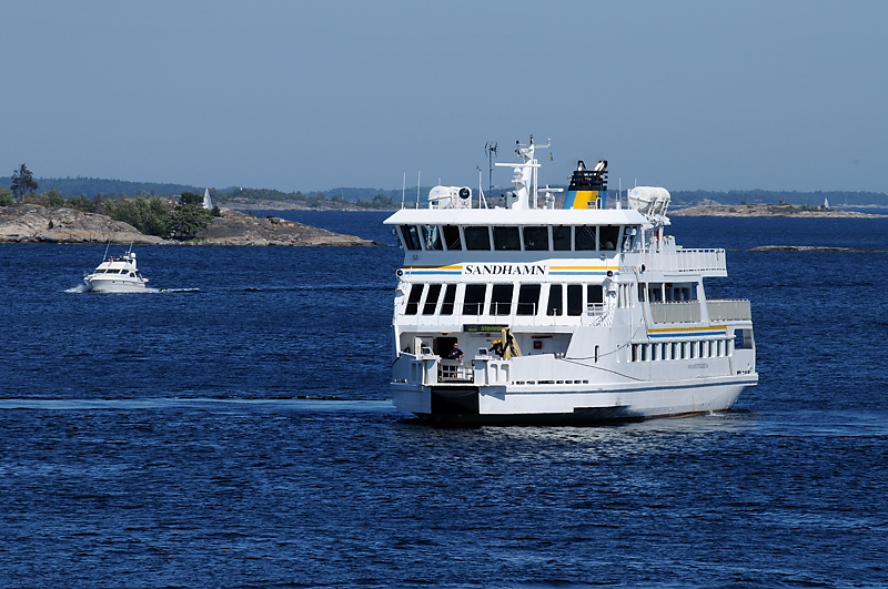 Sandhamn arriving Sandhamn