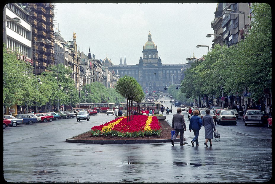Spring Rains in Prague 1990