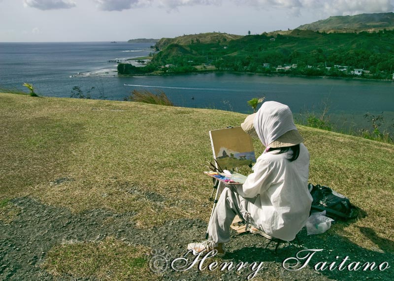Artist at Fort Soledad