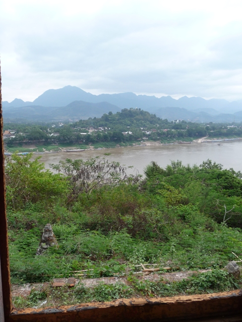 View of Luang Prabang from Wat Chom Phet