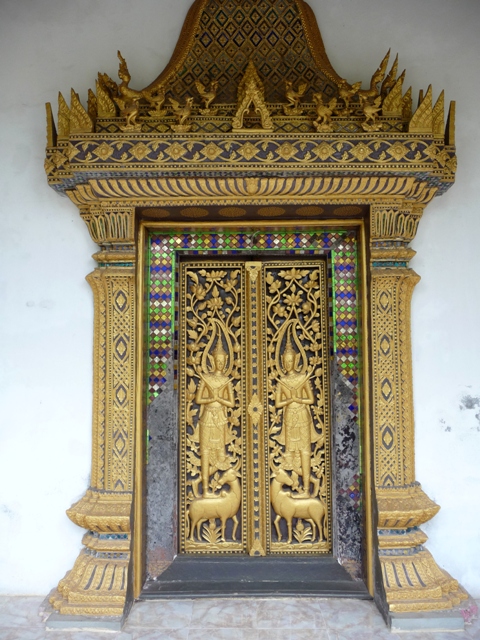 Temple doors, back street