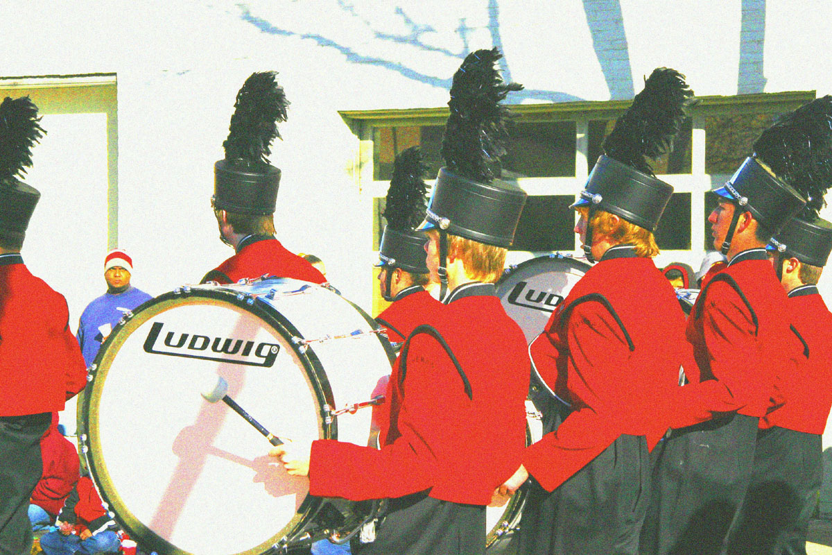 When the parade passes by.