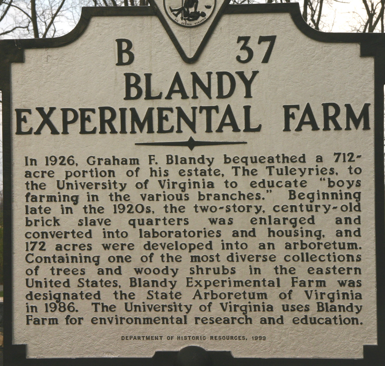 The history of Blandy.
