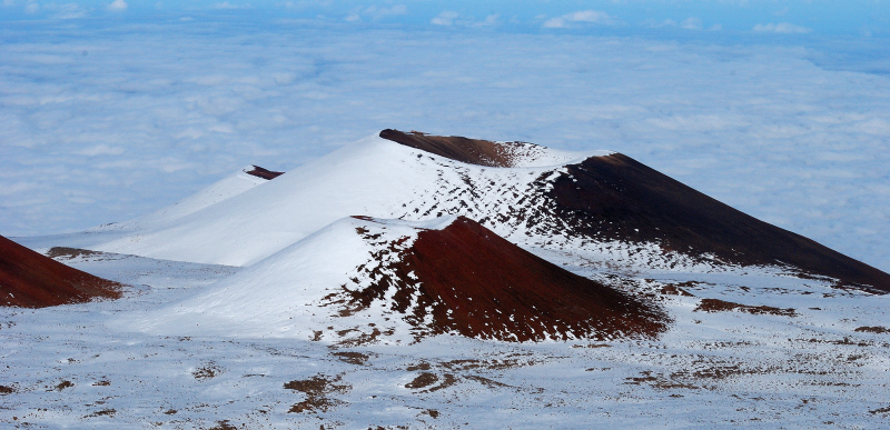 cinder cones on Mauna Kea