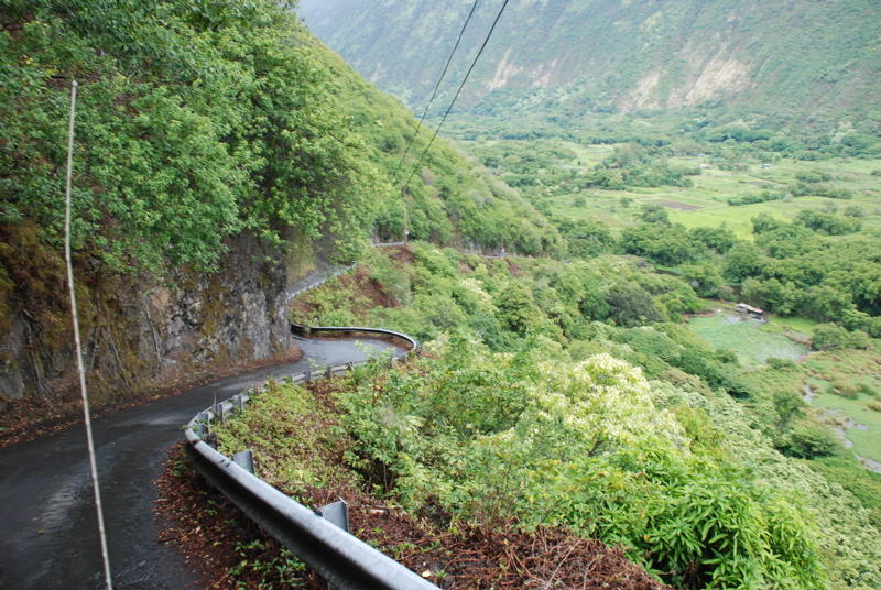 Road into the Waipi'o Valley