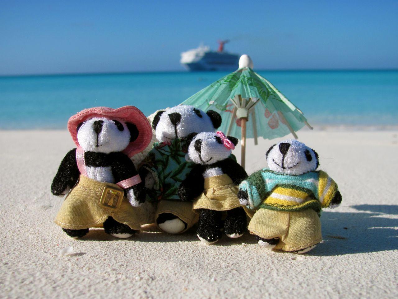 The Pandafords at Half Moon Cay