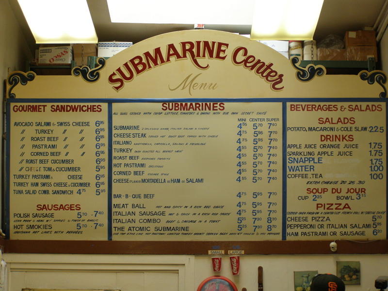 Subs at West Portal