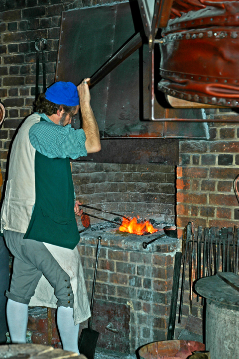 Silversmith Pumping the Bellows(g)