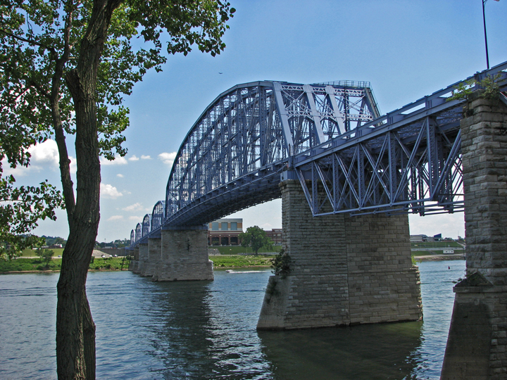 Purple People Bridge from Cincinnati
