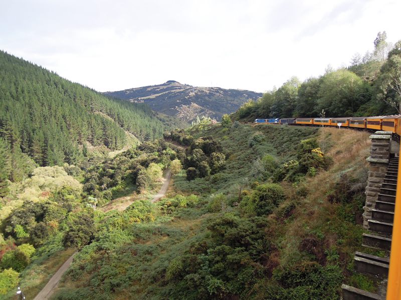 Taieri Gorge Railway Trip, Dunedin, New Zealand