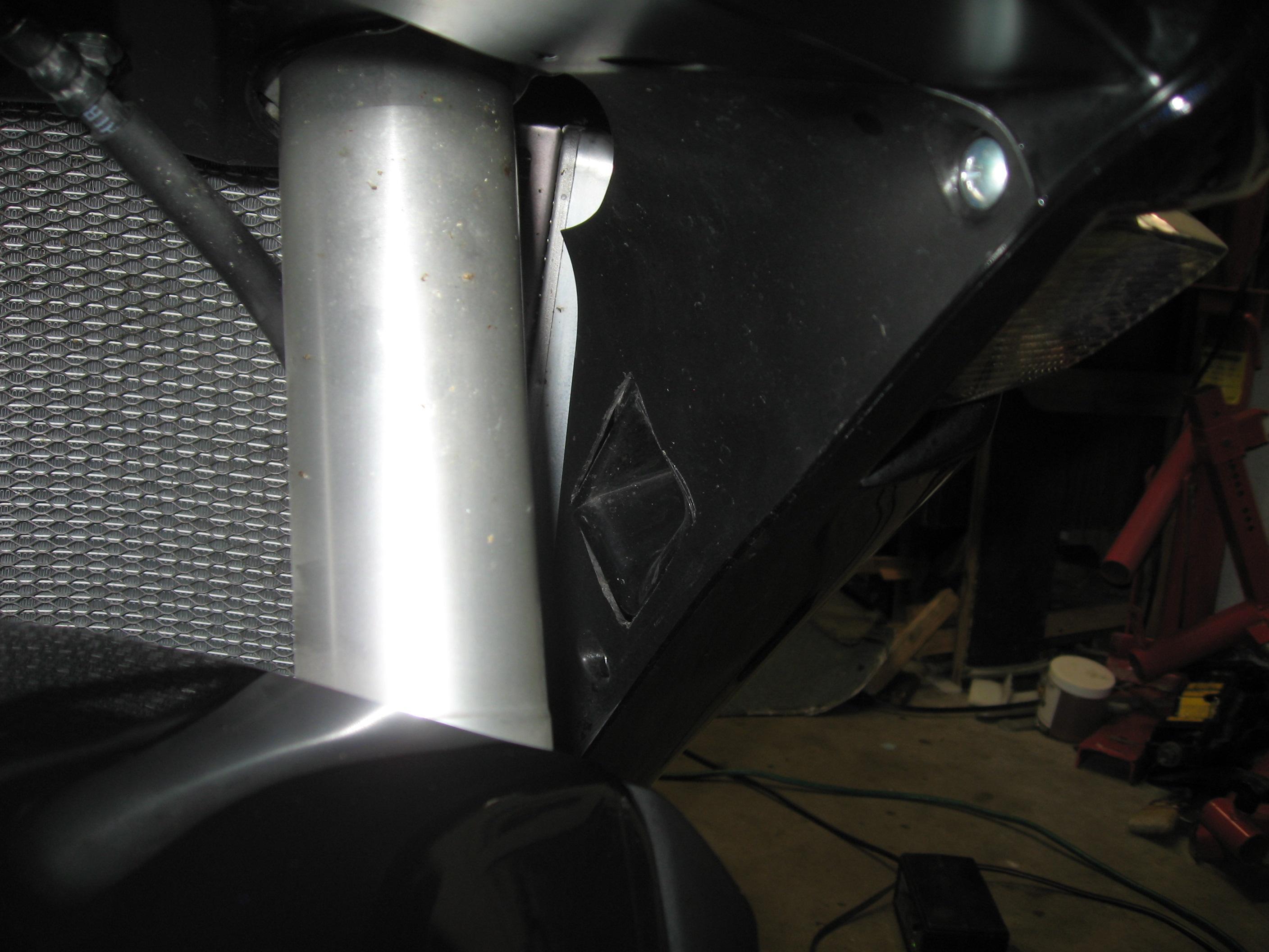 Gold Wing Horns installed in 2010 inner panels
