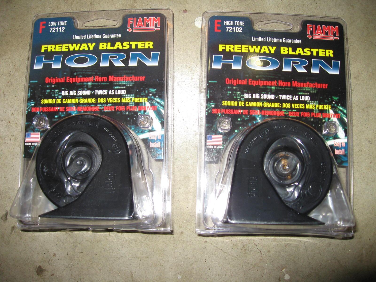 FIAMM freeway blaster, hi and low tone, $16 each