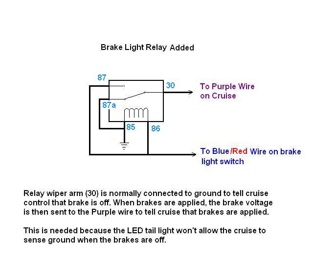 Brake relay diagram