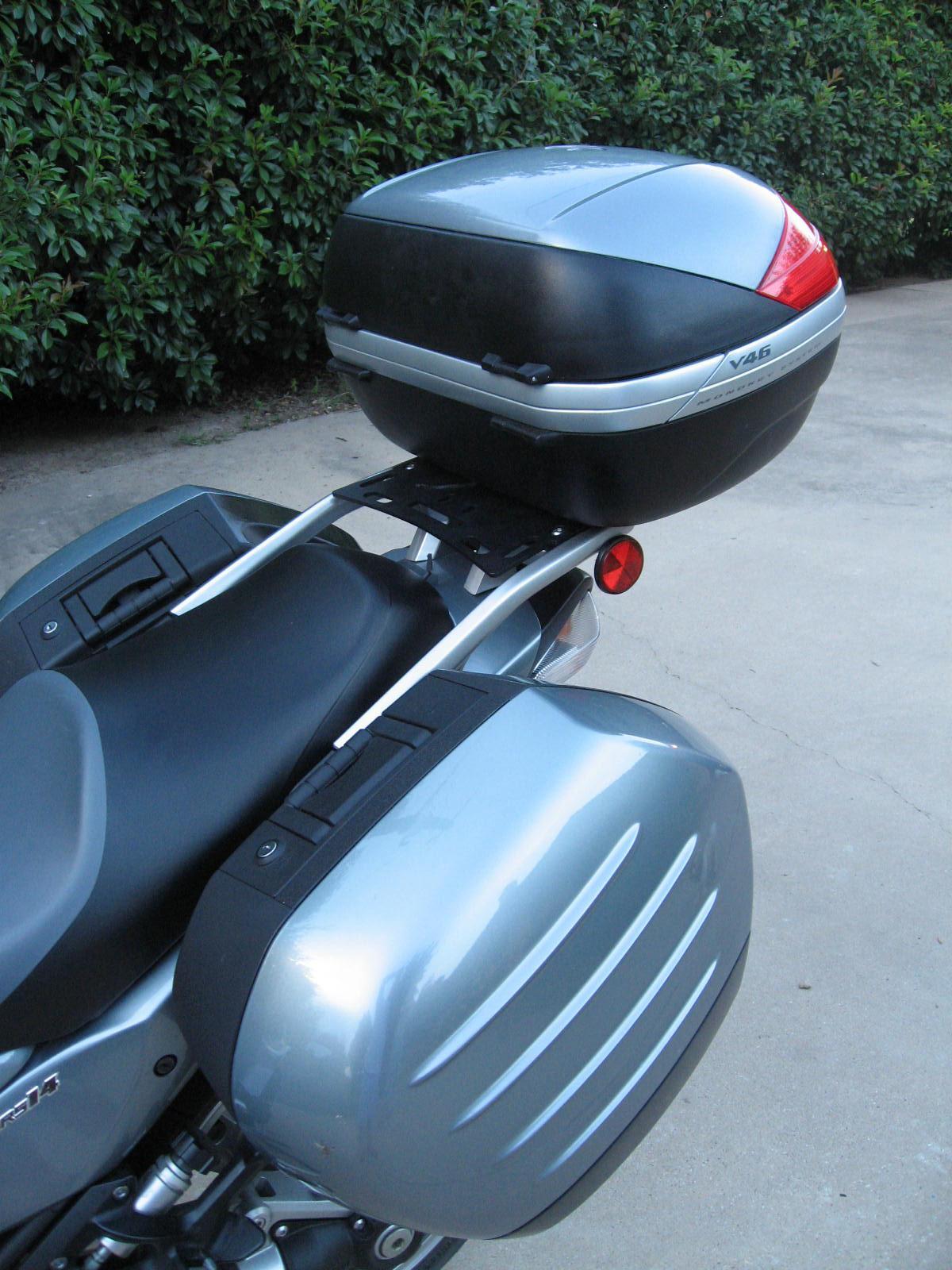 V46 Givi mounted to rack