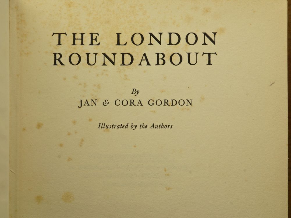 Published in 1933 this describes the return of the Gordons to London from Paris.