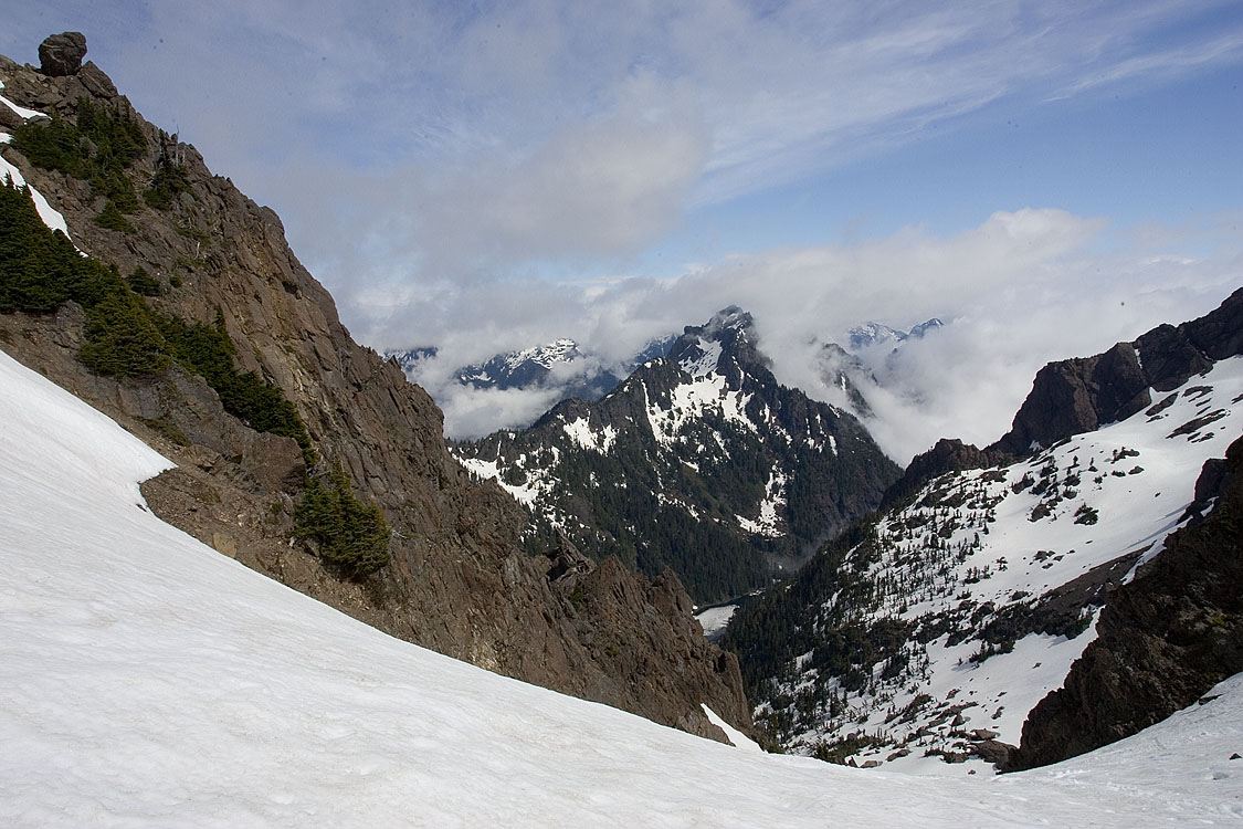 Slippery slope, Lake of Angels