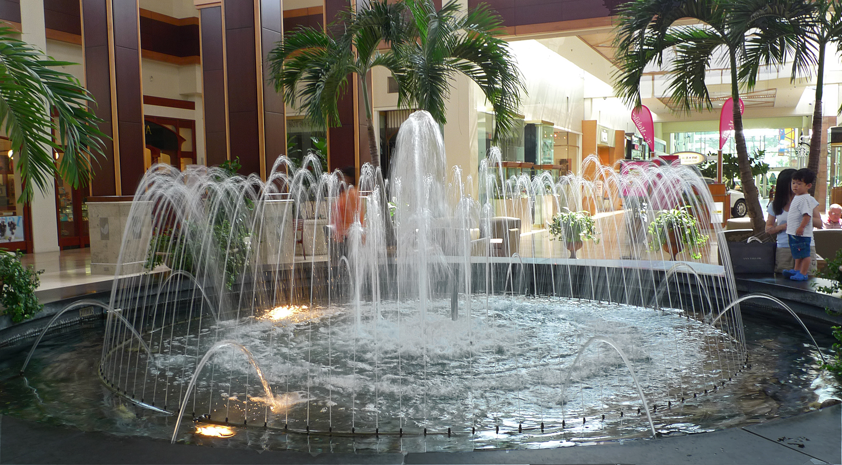 MALL FOUNTAIN  -  HAND-HELD @ 1/10 SECOND