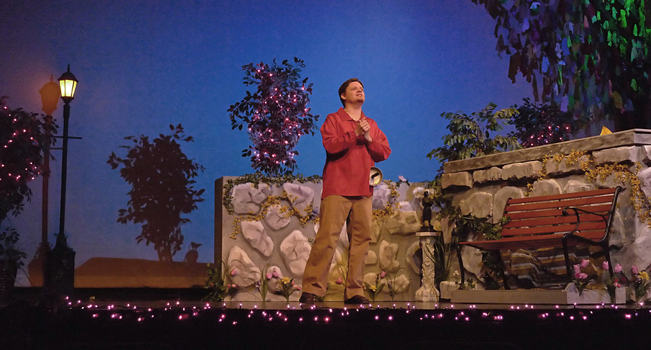 A SCENE FROM THE ROMANCERS STAGE PRODUCTION  -  ISO 800