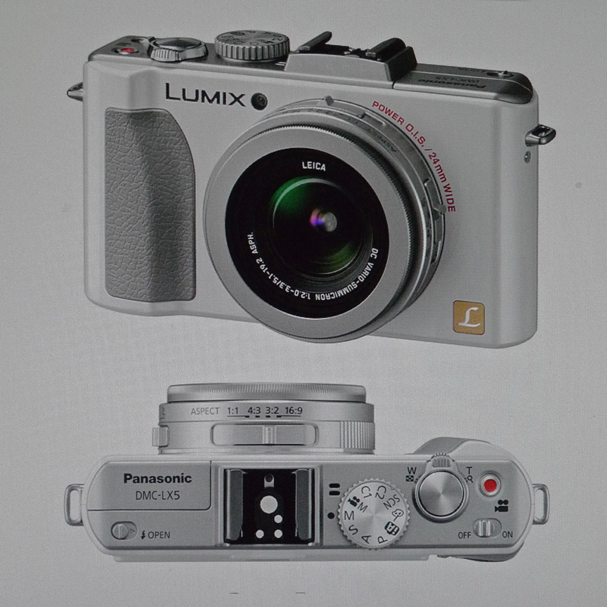SCREEN SHOT OF THE PANASONIC DMC-LX5 DIGITAL CAMERA