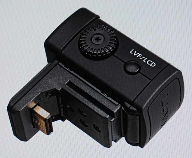 SCREEN SHOT OF THE PANASONIC DMW-LVF1 ELECTRONIC EXTERNAL VIEWFINDER