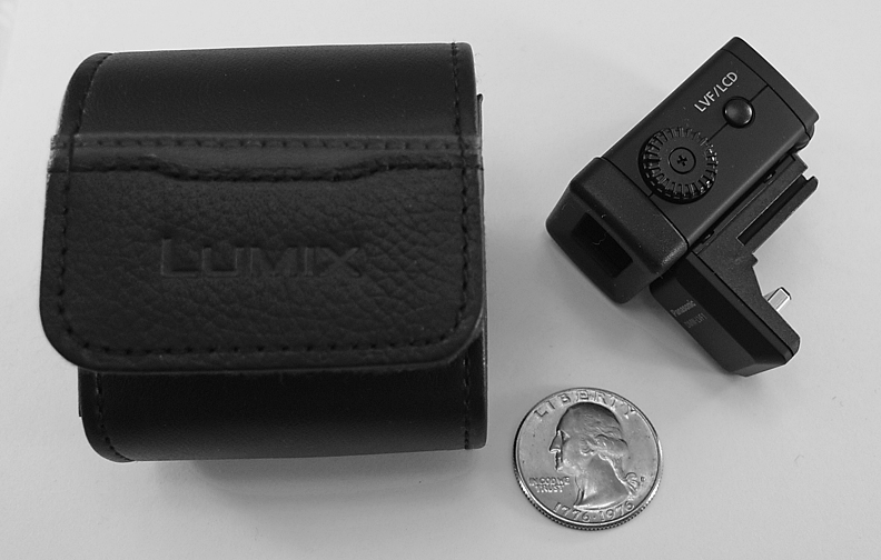 PANASONIC DMW-LVF1 EXTERNAL VIEWFINDER, WITH CASE